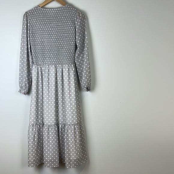 Mad About Style Jilly Box Fall. L Grace Midi Dress in Birch Dot. Jillian Harris - Picture 6 of 10